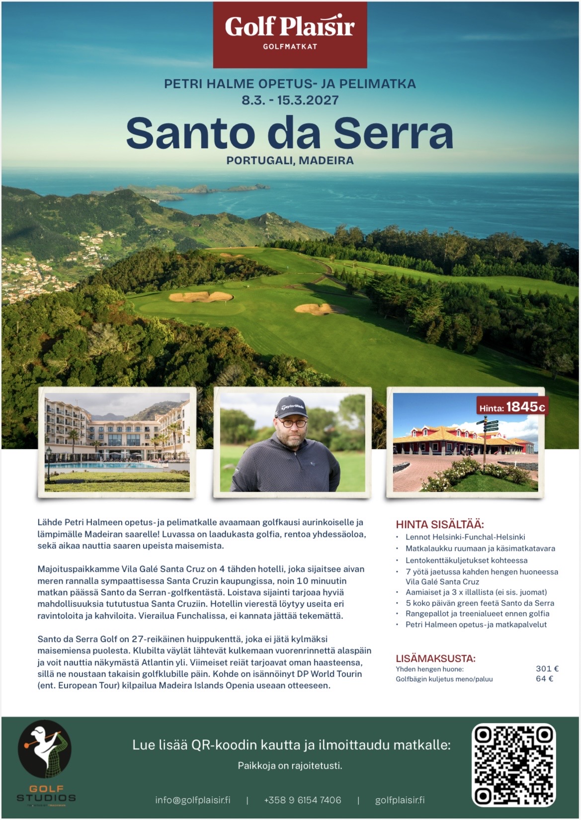 Golfmatka Madeiralle